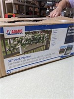 36" Plastic Deck Planter