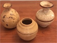Tonala Mexican Stoneware Vases