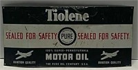 Tiolene Pure Motor Oil Sign /Can