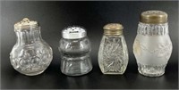Tray- Clear & Frosted Glass Sugar Shakers