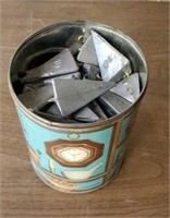 Coffee Can Full of Lead Weights
