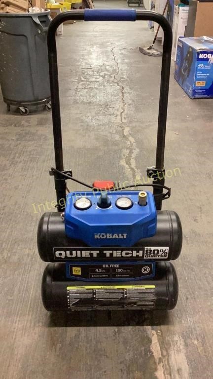 Kobalt Quiet Tech Oil Free Air Compressor $249 R