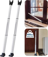 Rerishom Door Security Bar  2 Pack White