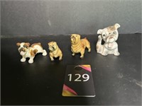 Made In Japan Bulldog Mini Statues