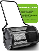 Winslow&Ross 24 Inch Peat Moss Spreader (Black)
