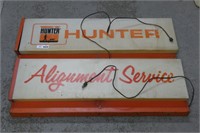 Hunter Alignment Service Advertising Light Sign