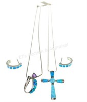 Sterling Silver Necklaces, Pendants & Earrings