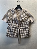 Vintage Polka Dot Shirt Skirt Set