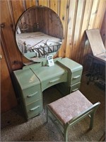 Matching Vintage Vanity, Dresser, Night Stand