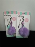 Two new pom pom USB charging cables iPhone and