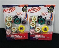 Two new Nerf Target Master disc launchers