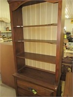 Dresser 3 Drawer with Bookcase top
