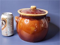 Hull Pottery Brown Jug Bean Pot or Cookie Jar