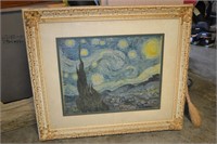 Framed Starry Night