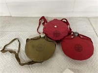 3 BOY SCOUT CANTEENS AND MESS KIT