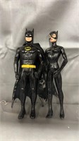 Batman and Catwoman figures