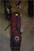 TAYLOR MADE BAG AND TOMMY ARWOUR IRONS AND RIPPER