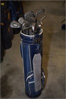 BAG WITH ASSORTED IRONS