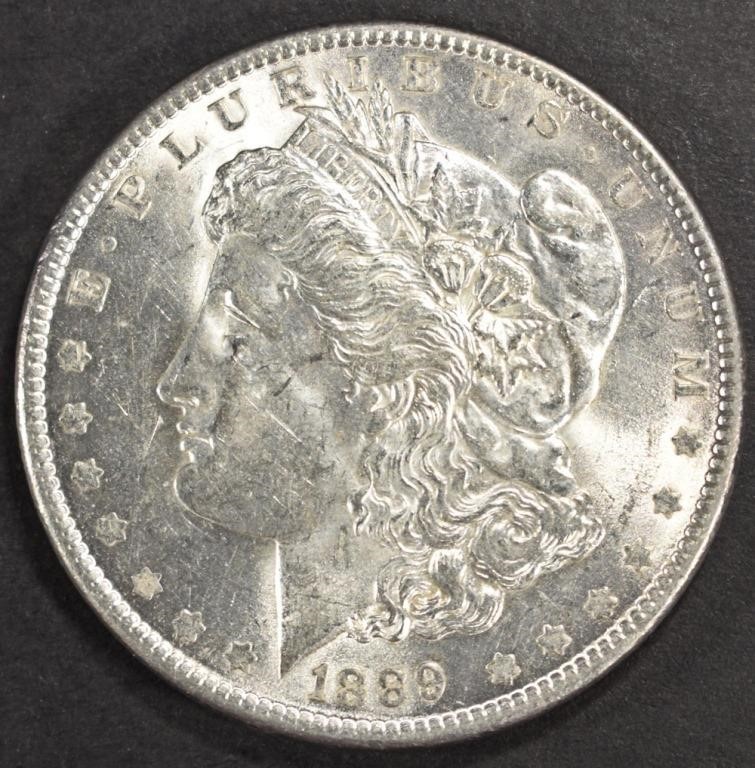 1889 MORGAN DOLLAR CH BU