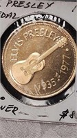 1977 Elvis Presley medallion