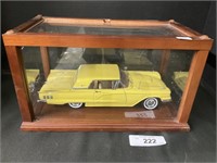 Yellow Thunderbird Model In Nice Case.