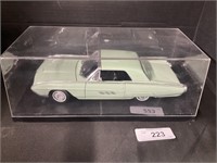 Green 1963 Thunderbird Model In Case.