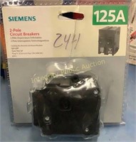 Siemens 2-Pole Circuit Breakers 125A