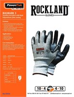 Bulwark Cut Resistant Gloves, Black XL