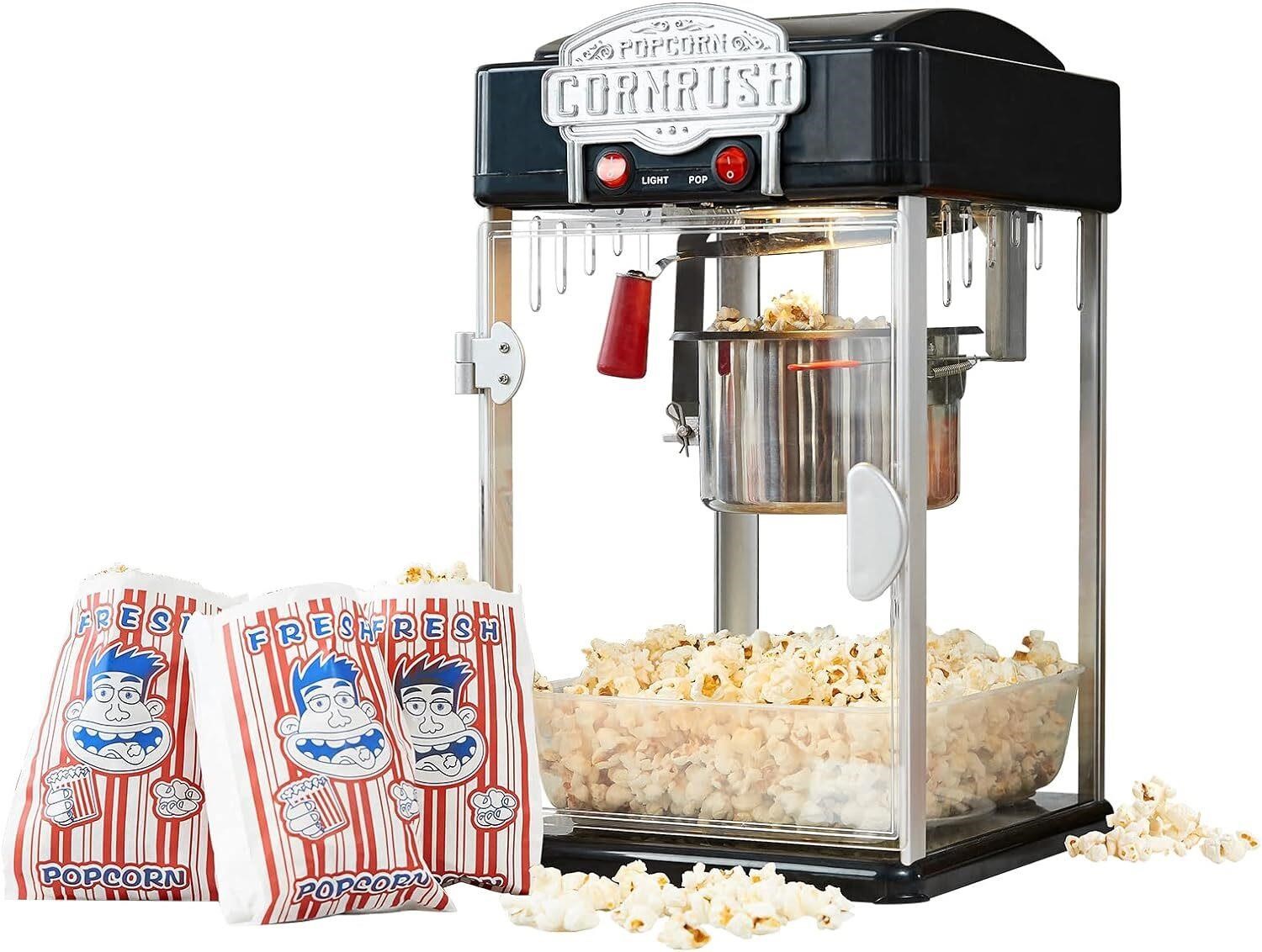 Popcorn Popper Machine-4 OZ (Black)