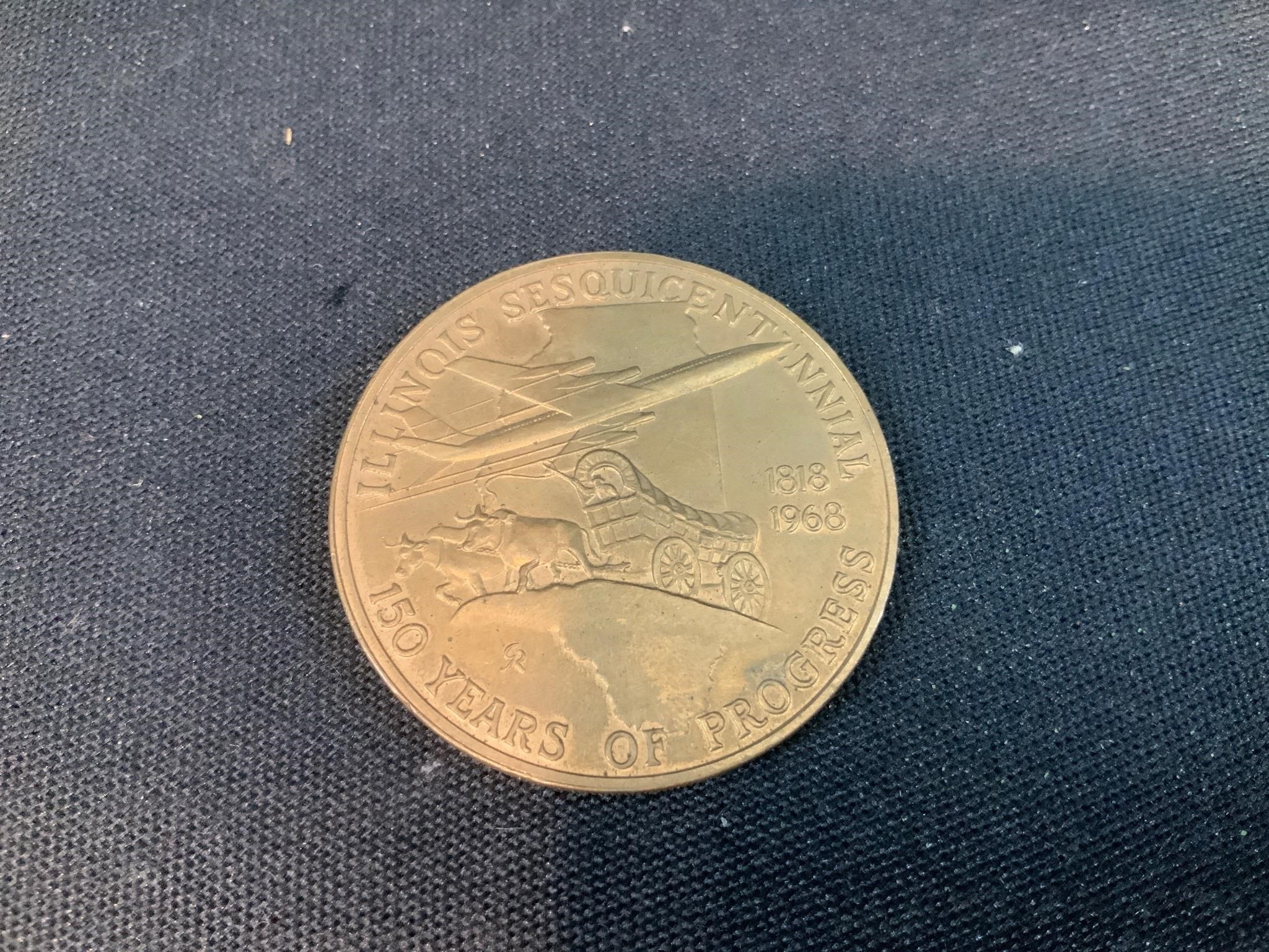 Illinois Sesquicentennial Commemorative Coin