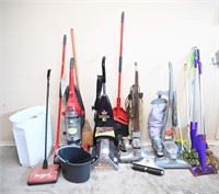 Brooms, Swiffers, Vacuums, Steam Cleaners