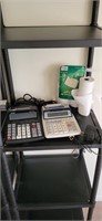 2 printing calculators plus paper not tested