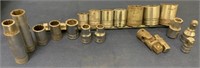 Snap-on Asst Standard Sockets/Adaptors,1/2"