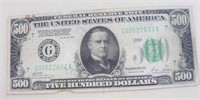 1928 Washington, DC $500 bill