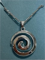 STERLING CELTIC PENDANT BY SOLVAR AND CHAIN