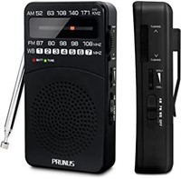 New PRUNUS J-166 Portable Radio AM FM Pocket