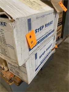 Two box lot of Step Stakes