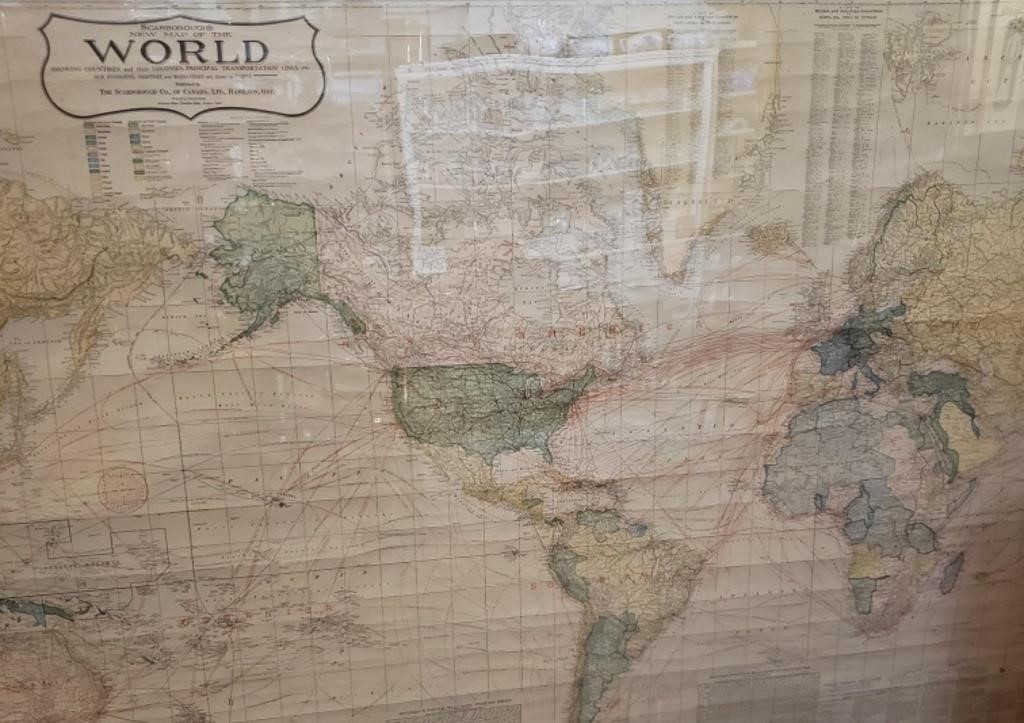 LRG 5 FT WORLD MAP