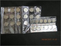 16 Canadian 50 cent pieces 1968 - 2002 and