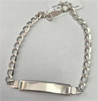 $50 Silver 4.3G 7"  Bracelet