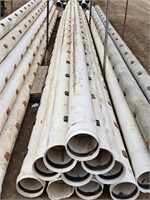 (10) 8" Plastic Gated Pipe