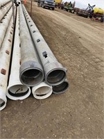(5) 8" Gated Pipe