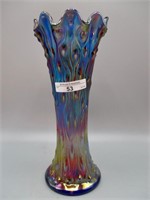 Nwood 9.5" elec. blue Tree Trunk vase.