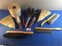 Brushes, Wisk Brooms, Feather Duster, Twine