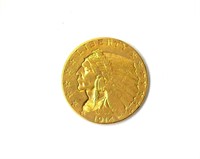 1914-D Gold $2.50 Uncirculated
