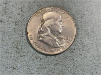1960 Franklin half dollar