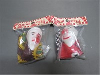 Pair of Vintage Miniature Hand Puppets