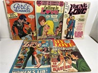Vintage lot of 5 comics love diary romance sweets