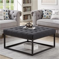 Middle Century Tufted Coffee Table