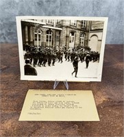 WWI WW1 King George Visits British Veterans Photo
